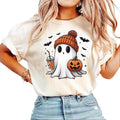 Halloween Ghost Shirt Cute Ghost Halloween Cute Fall Spooky Season Comfort Colors Shirt Halloween T-Shirts