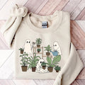 Halloween Plant Lady Gardening Ghost Plant Crazy Plant Lady Halloween T-Shirts