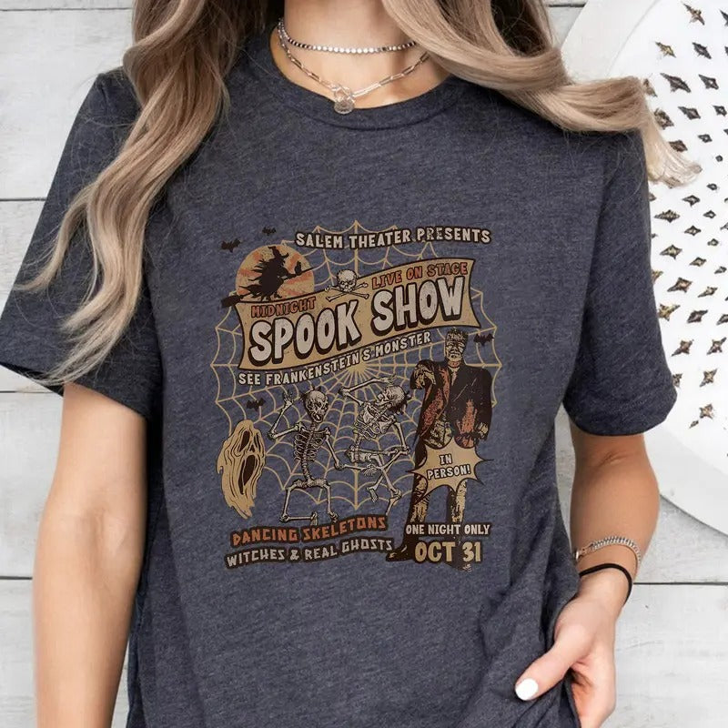 Halloween Shirt Monster Mash Retro Halloween Monster Shirt Frankensteins Shirt Spooky T-Shirts
