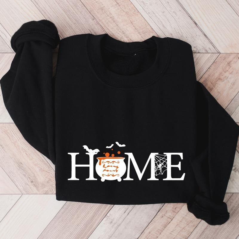 Halloween Matching Home Halloween Spooky Pumpkin Trick Treat Spooky Season Long Sleeve T-Shirts