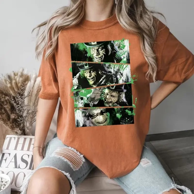 Halloween Halloween Halloween Halloween Shirt Casual Womenswearstyle{N002}2 T-Shirts
