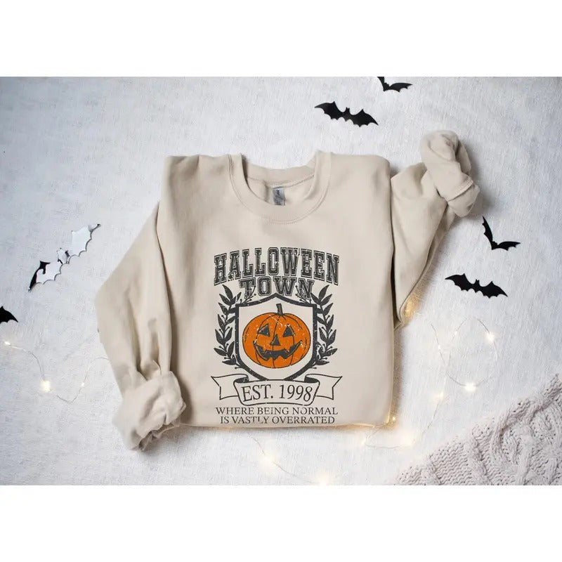 Halloweentown University Halloween Town Est 1998 Fall Pumpkin Shirt T-Shirts
