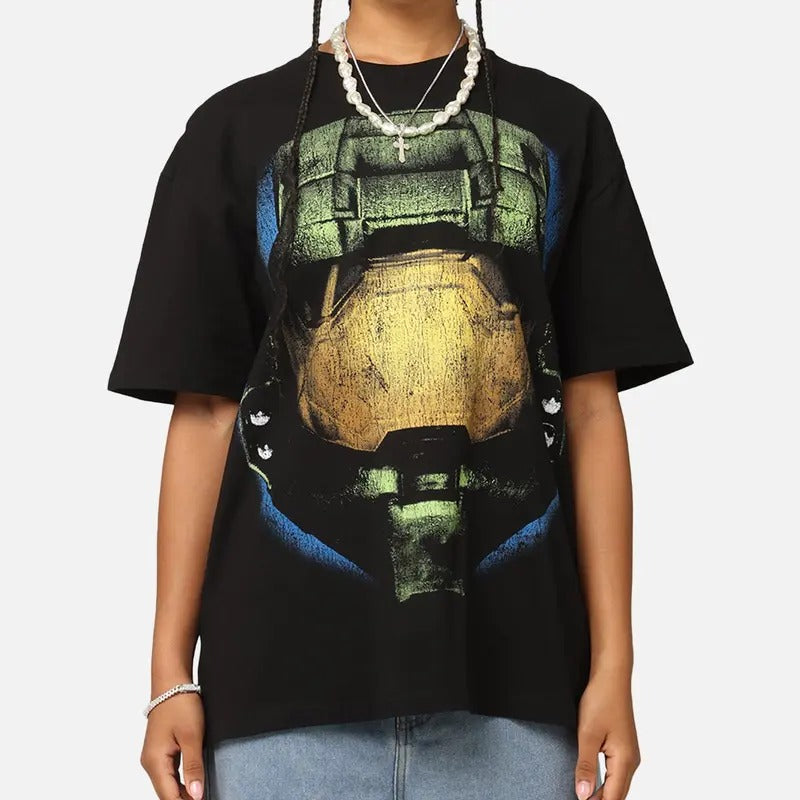 Halo Big Head Trending Movie Shirt Menswear Womenswear Streetwear Movie Fans Casual Top T-Shirts