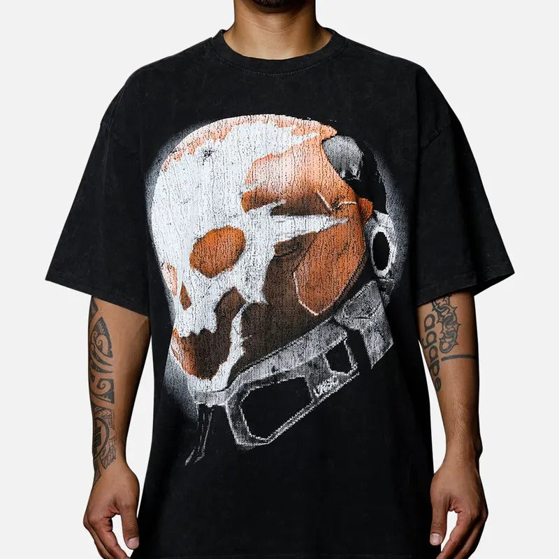 Halo Halo Reach Emilie Big Head Vintage Trending Movie Shirt Menswear Womenswear Streetwear Movie Fans Casual Cotton T-Shirts