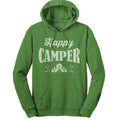 Happy Camper Hooded Green T-Shirts