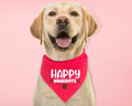 Happy Howlidays Dog Bandana Dog Handkerchief Puppy Neck Scarf Pets Neck Accessories T-Shirts