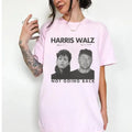 Harris Walz "Not Going Back" 80s Retro Photo 2024 Feminist Band Kamalla Tim Election Voting Shirt Pro Choice Democrat Short Sleeve Shirt Casual T-Shirts