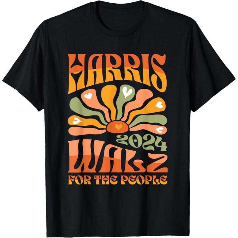 Harris Walz 2024 Election President Kamala Harris Tim Waltz Made Usa T-Shirts