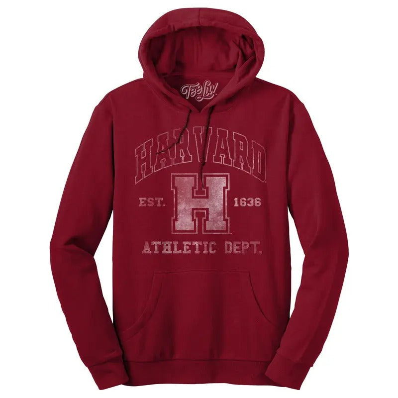Harvard Athletic Department Hooded Sweashirt Crimson T-Shirts