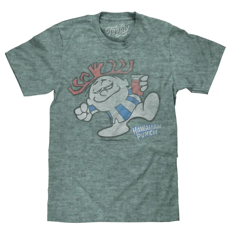 Hawaiian Punch Big & Tall Teal T-Shirts
