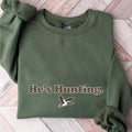 He Is Hunting Mallard Duck Minimalist Retro Hunting Season Shirt 2024 T-Shirts