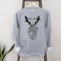 Heart Anatomy Light Nurse Reindeer Human Heart Anatomical Heart Xmas Cath Lab RN T-Shirts