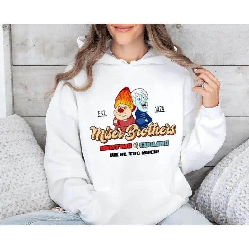 Heating Cooling We Are Too Much Shirt Year Without Santa Claus Shirt T-Shirts