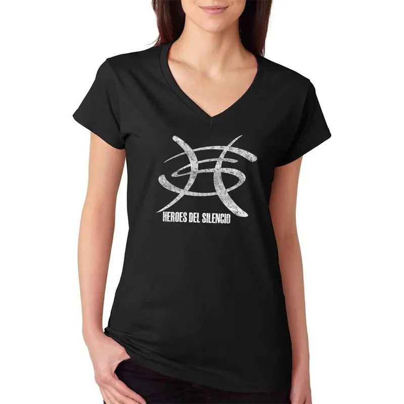 Heroes Del Silencio Distressed Logo C Casual Comfort T-Shirts