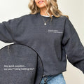 Hey Quick Question Humor Long Sleeves Retro Sarcastic Funny Saying Snarky T-Shirts