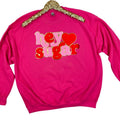 Hey Sugar Chenille Patch Hot Pink T-Shirts