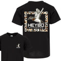 Heybo Outdoors Flying Duck Camo Pattern Outdoor Themed Hunting Trips Everyday Comfort Menswear T-Shirts