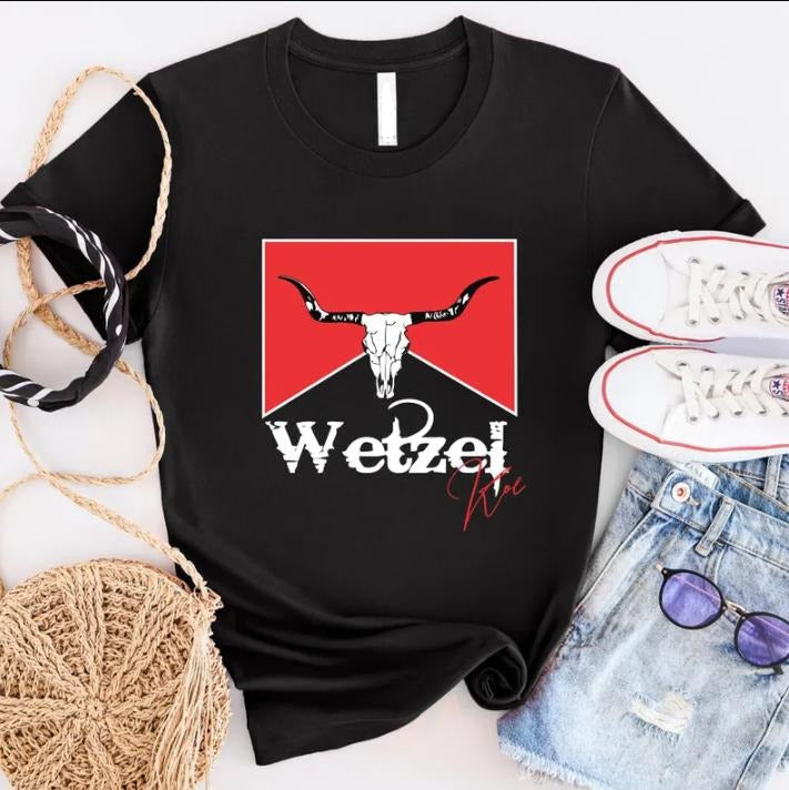 High Road Shirt Wetzelll Cow Print Shirt T-Shirts