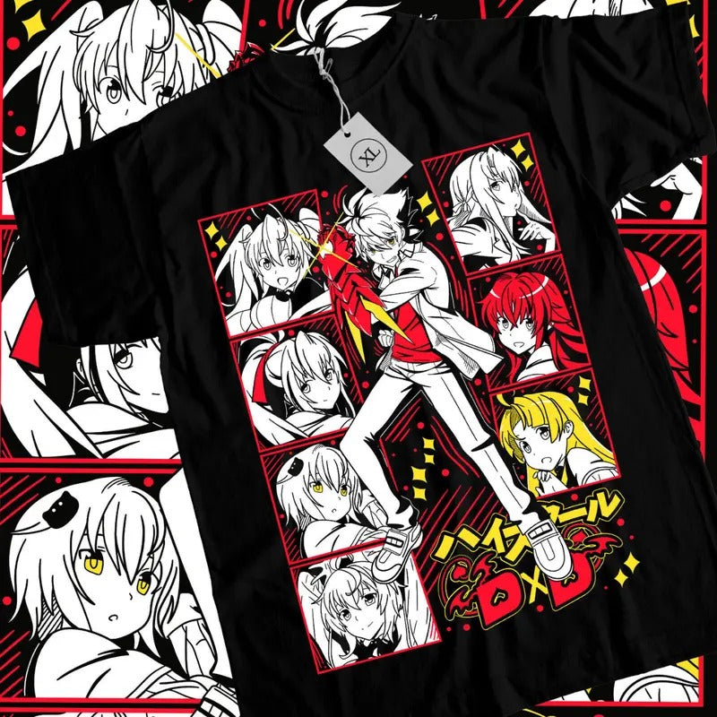 High School DxD Anime & Issei Hyoudou Rias Akeno Girl Anime Manga Lover Ball Comfort T-Shirts
