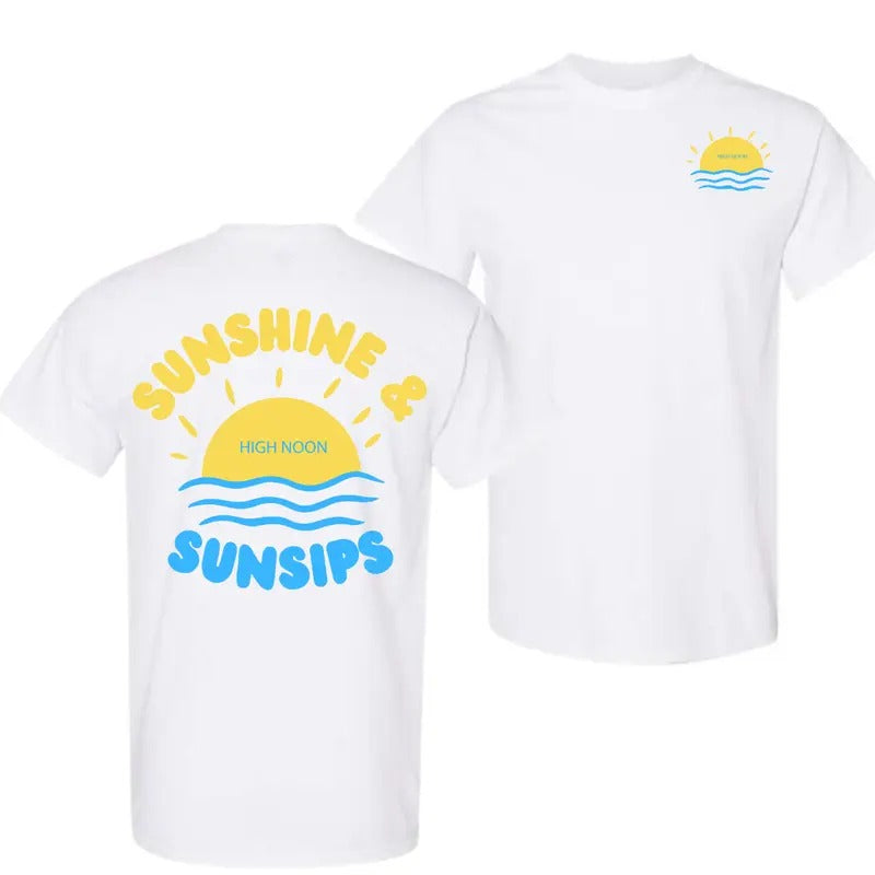 High Noon Shirt Sunshine Sunsips Nooners T-Shirts