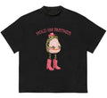 Hold Partner I'M Growing Little Buckaroo Fans T-Shirts
