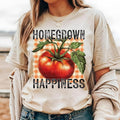 Homegrown Happiness Tomato DTF Transfers THIS IS NOT SHIRT T-Shirts