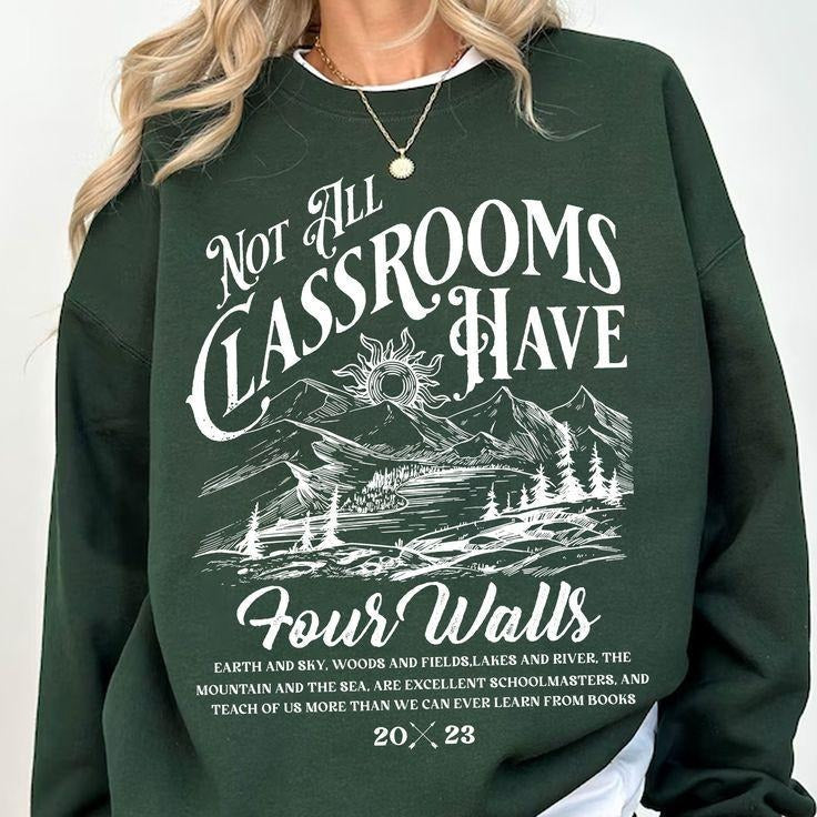 Homeschool Mom Not All Classrooms Have Four Walls Travel Homeschool Herstyle{N002}2 T-Shirts