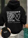 Dear Person Behind Me World Is Better Place Vintage Vintage T-Shirts