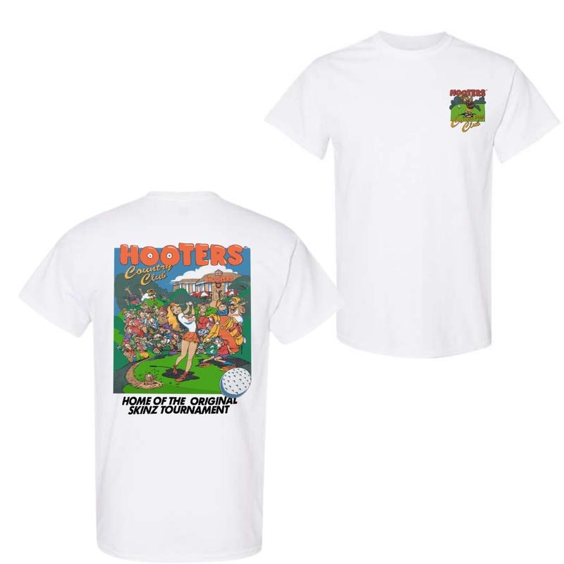 Hooters Country Club 2 Side Shirt T-Shirts