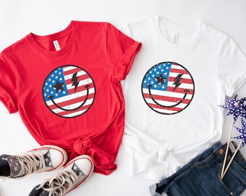 Hotdog 4th July Shirt You Like 4th July Shirt Funny 4th July Shirt 4th July Party Matching Family American Flag T-Shirts