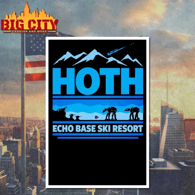Hoth Echo Base Ski Resort t-shirt