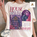 House Wind Library Shirt Acotar Shirt Library Velaris Shirt Bookish Shirt Book Lover Outfits Stay Ahead T-Shirts