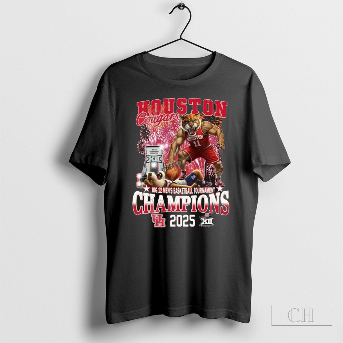 Houston Cougars Big 12 Mens Basketball Tournament Champions 2025