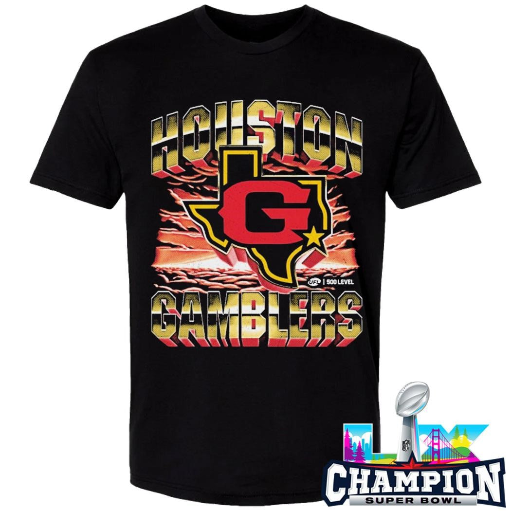 Houston Gamblers Vintage Shirt