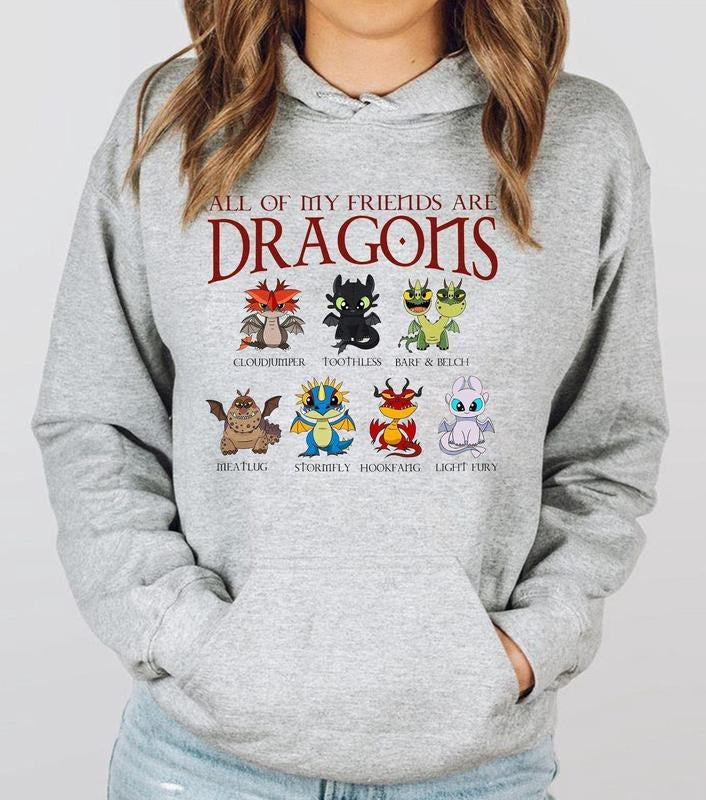 How Train Your Dragon Shirt Hidden World Toothless Friend Shirt T-Shirts