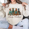 Howdy Tree Western Retro Coquette Bow Cowboy Cowgirl Shirt T-Shirts
