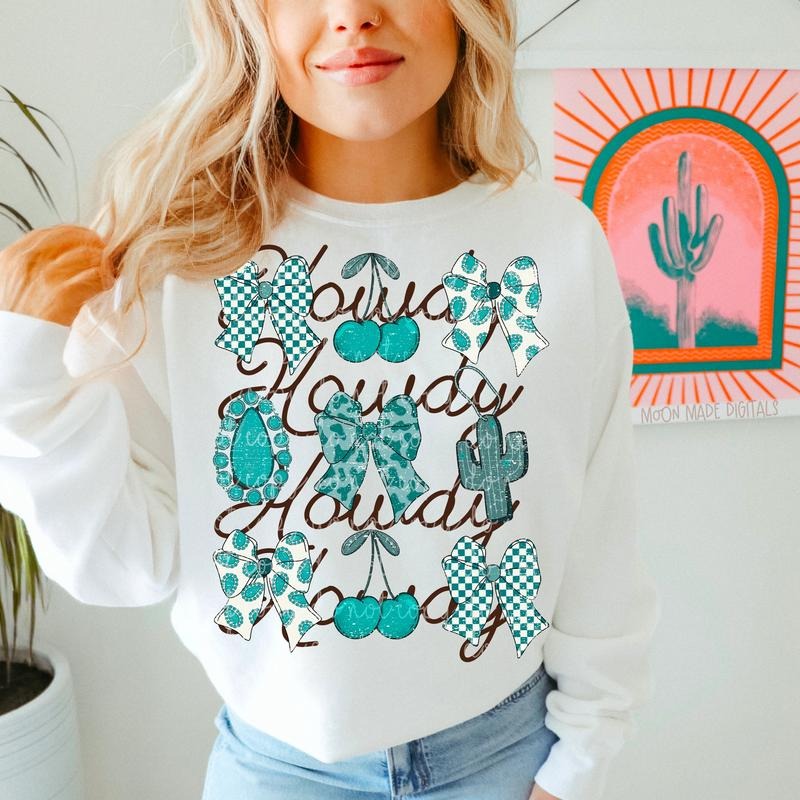 Howdy DTF Transfers THIS IS NOT SHIRT T-Shirts