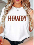 Howdy Vintage Howdy Shirt Western Cowgirl Country Western Short Sleeve Texas Shirt Southern Woman Rodeo T-Shirts