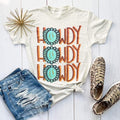 Howdy Turquoise T-Shirts