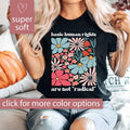 Human Rights Shirt Political Democrat Equality Right Feminism Floral Equality Feminist T-Shirts