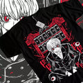 Hunter X Hunter Anime & Kurapika Red Eyes Anime Manga Lover Cotton Dragon T-Shirts
