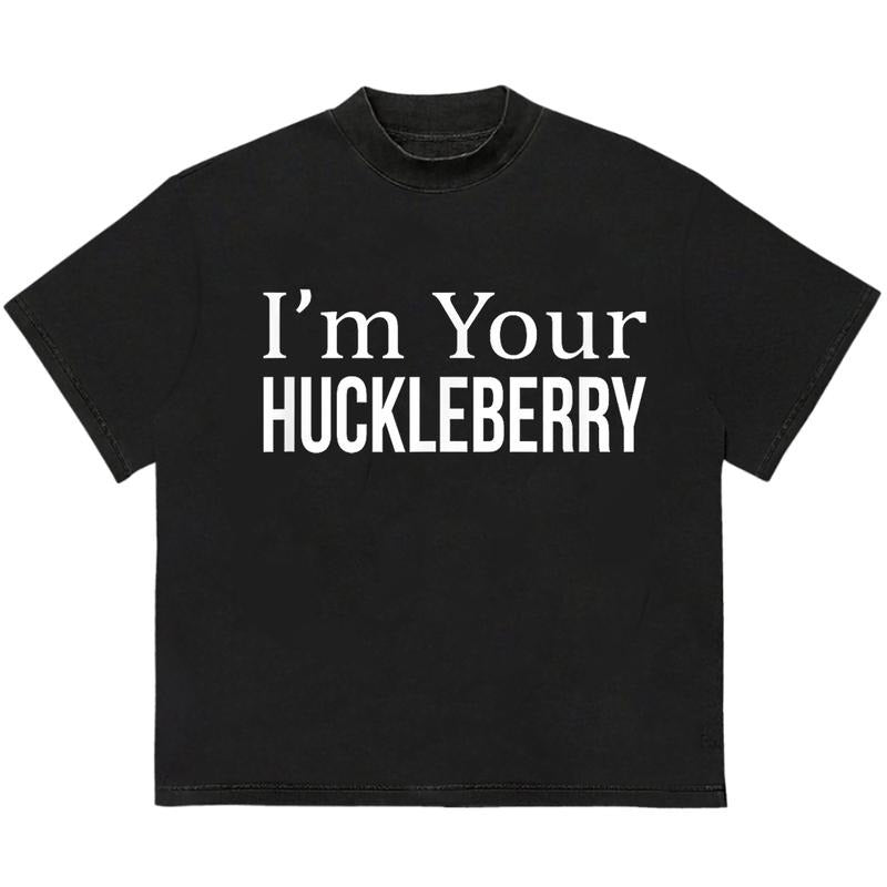 Huucklebeeerry Everyday Edgy Streetwear Cotton Print T-Shirts