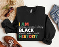 I Am Black History African American Black History Month Black Human Rights . Casual Fabric T-Shirts