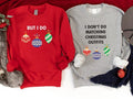I Don'T Do Matching Outfits But I Do Matching Couples Wife Husband X Mas Party T-Shirts