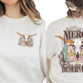 I Got No Mercy Dirty Cute Cowgirl Country Music Cowboy Rodeo Cowboy Trip Shirt Retro Country Music Tops Casual T-Shirts