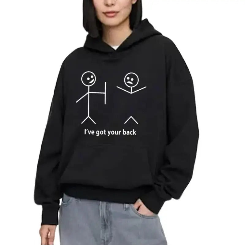 I Got Your Back Friendship Funny Casual Street Fleece Fabric Perfect T-Shirts