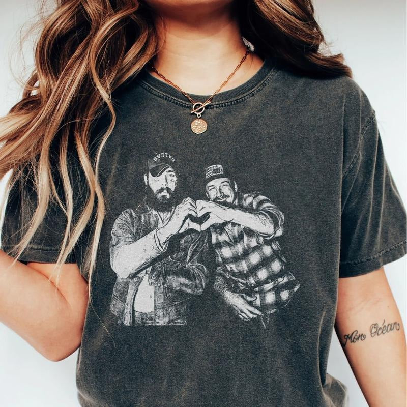 I Had Some Help Country Music Posty Wallen Shirt Takes Two Break Heart Two Shirt Fans Top Womenswear Casual T-Shirts