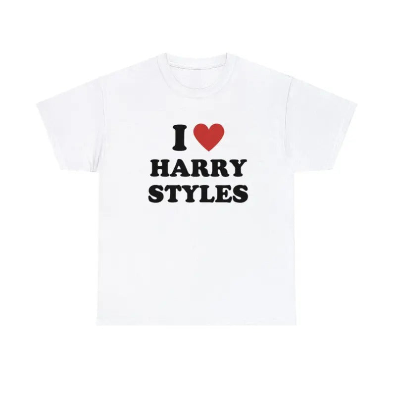 I Heart Harry Shirt Love Tour Harry Fan Menswear T-Shirts
