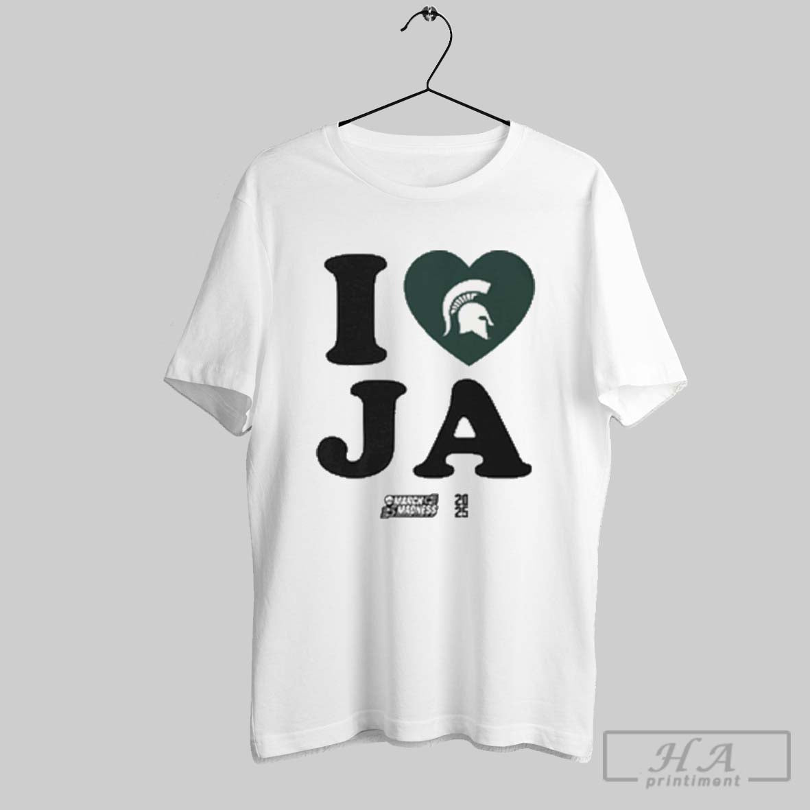 I Heart Ja Jaden Akins Ncaa March Madness 2025 Michigan State Spartans Mens Basketball