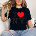 I LOVE NY Classic Logo White Cotton 100% Top Womenswear T-Shirts